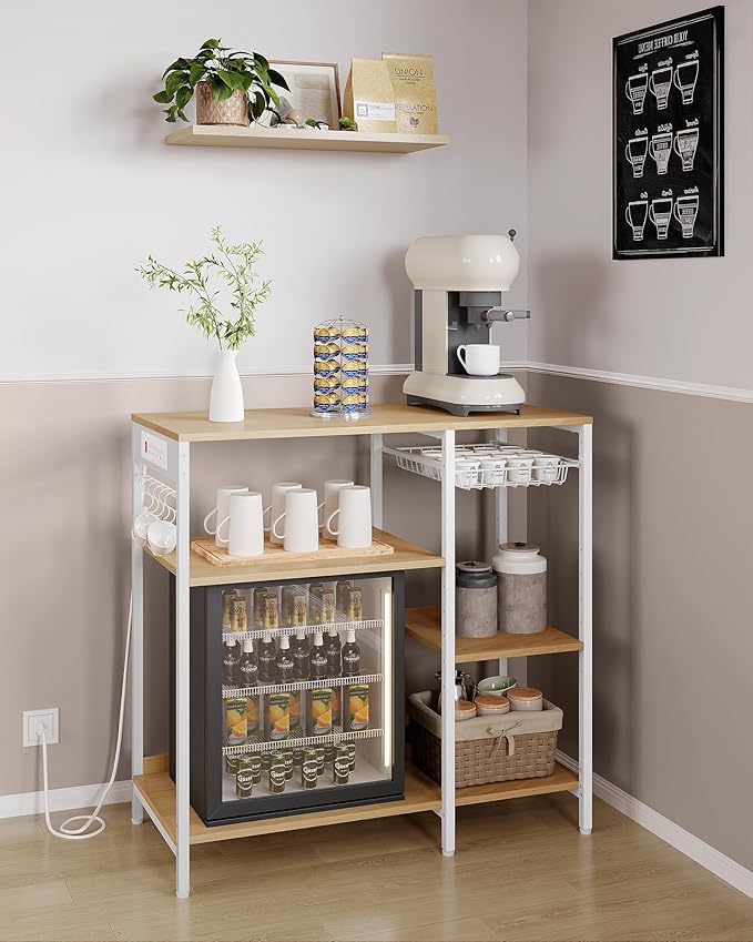VASAGLE Baker's Rack, Coffee Bar Stand - Image 4