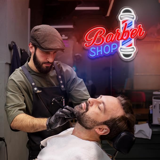 Barber Shop Neon Sign for Wall Decor, LED Hair Salon Light Sign for Hair Beauty - Image 6