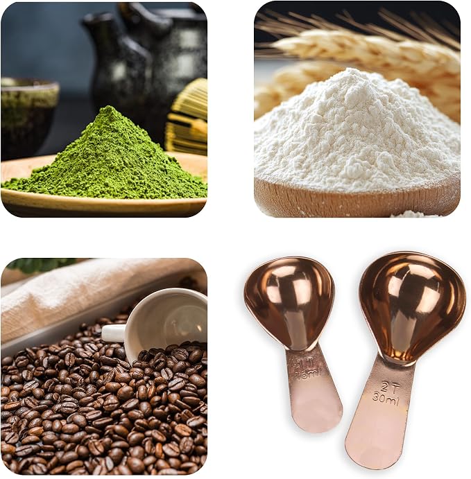 Coffee Measuring Spoons Set, 15ml 30ml Stainless Steel Scoop, Coffee Scoop Set - Image 3