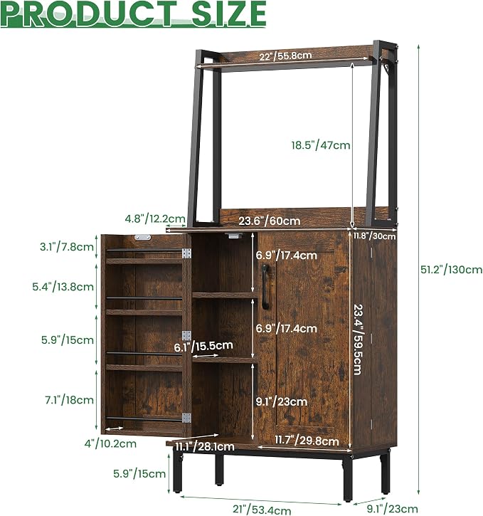 kepptory 51" Kitchen Baker's Rack - Image 2