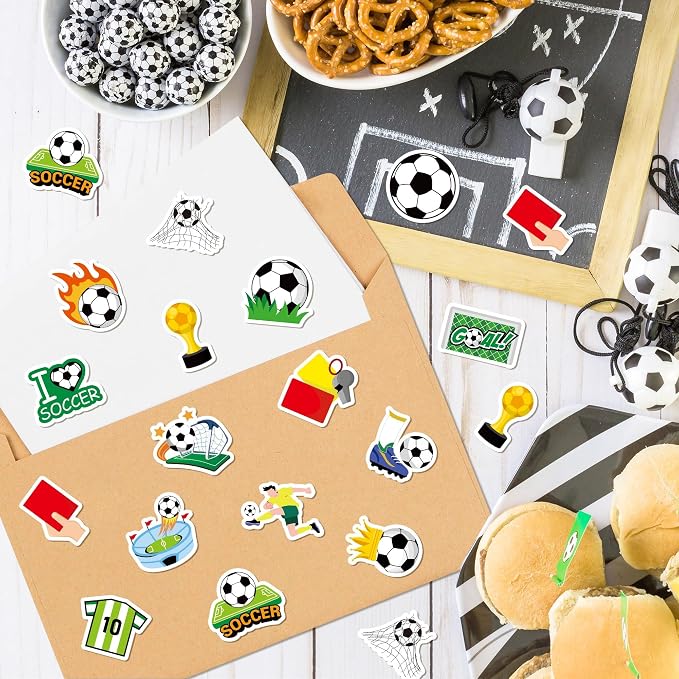 Haooryx Soccer Sport Stickers Rolls - Image 5