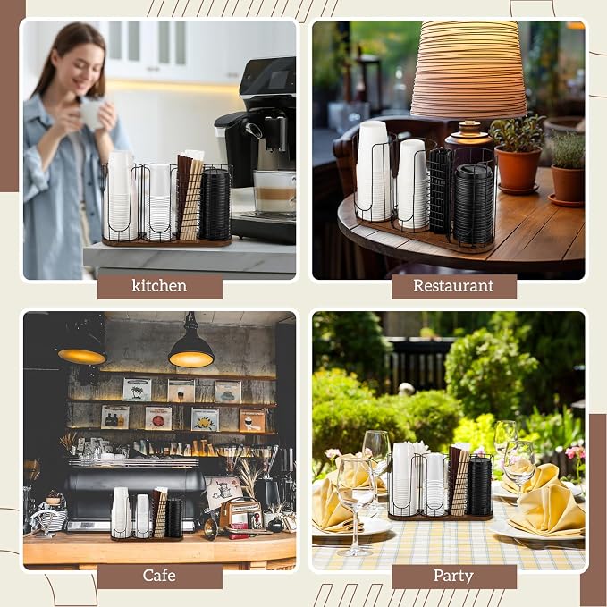 Geelin 18oz Adjustable Coffee Cup Dispenser - Image 7