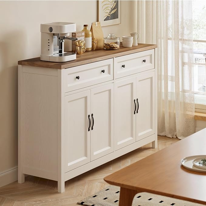 Gizoon Farmhouse Kitchen Sideboard Buffet Cabinet - Image 2