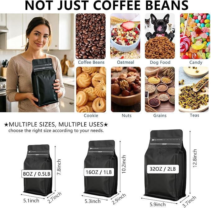 50pcs Coffee Bags with Valve - Image 3