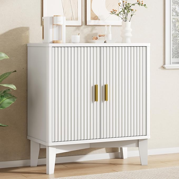 Xixini Fluted Sideboard Buffet Cabinet by Xixini