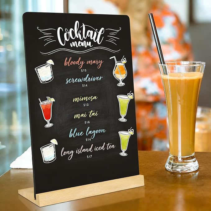 8.6x11.7 in Small Chalkboard Signs - Image 4