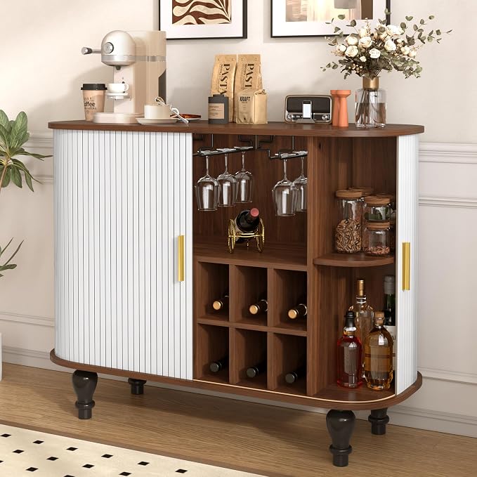 Merax Coffee & Liquor Bar Cabinet 39" - Image 7