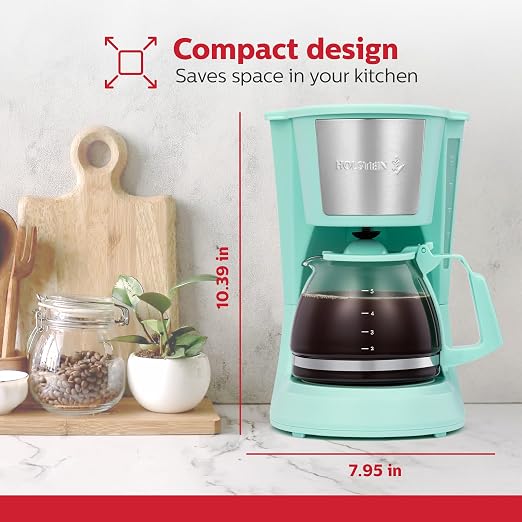 Holstein Housewares HH-0914701I 5-Cup Coffee Maker, 9.8x10x5.7 - Image 6