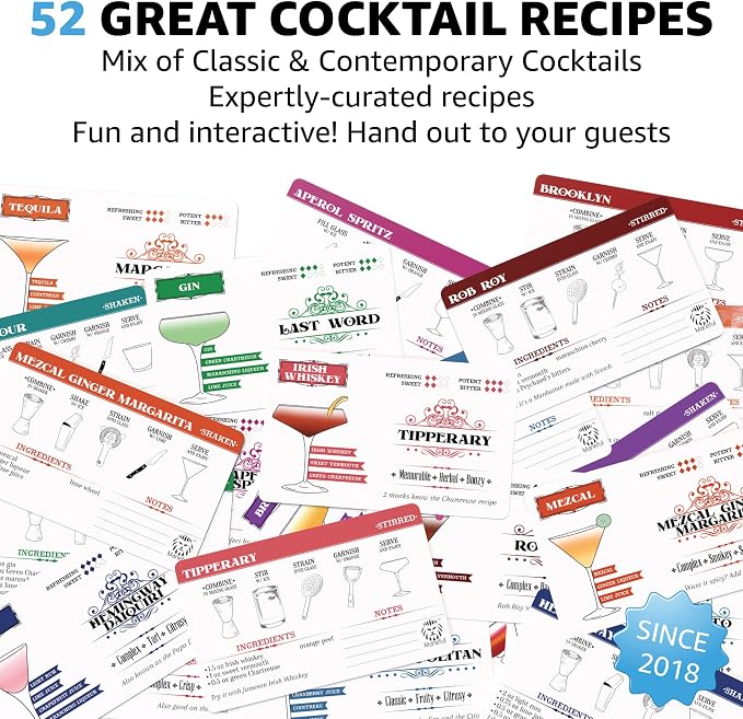 Cocktail Recipe Cards | Fundamental Cocktails - Image 6