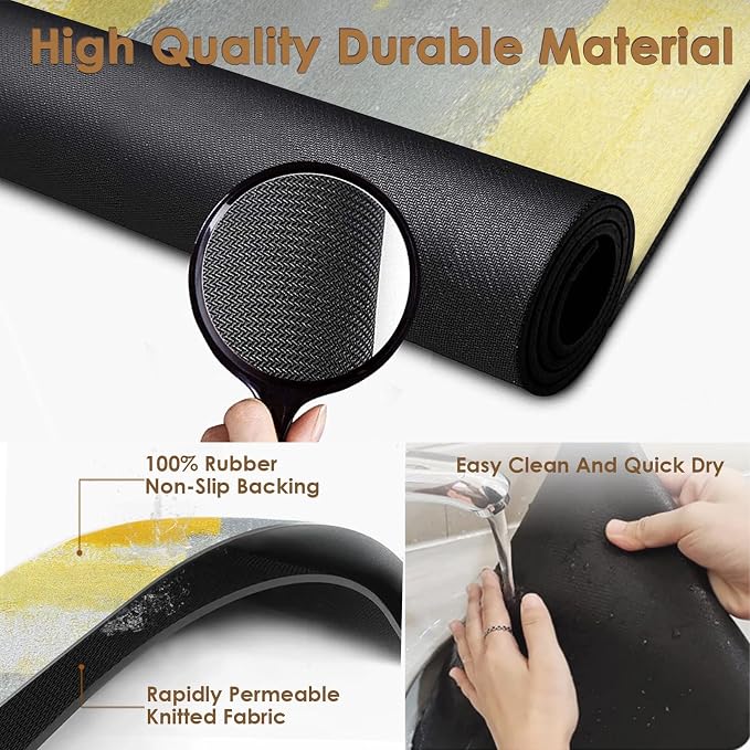Arttown Coffee Mat for Countertops, Fit Under Coffee Maker Espresso Machine - Image 4