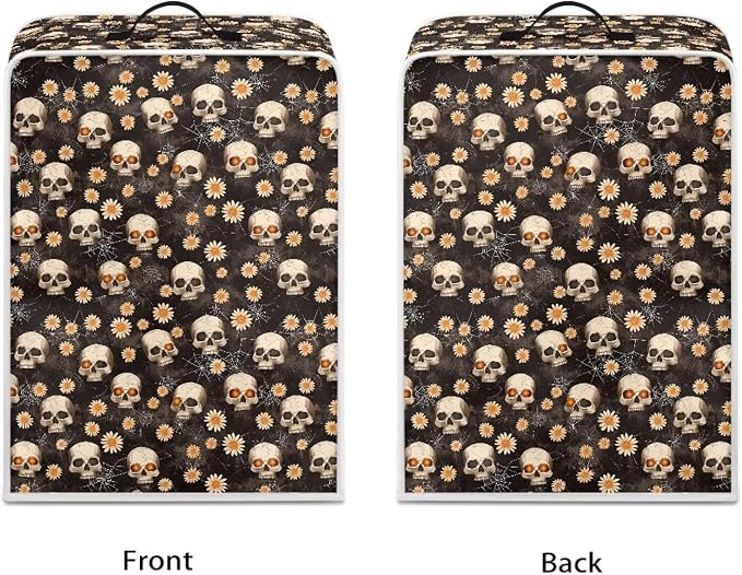Skull Coffee Maker Dust Cover Small Kitchen Appliance Cover Compatible Most - Image 2