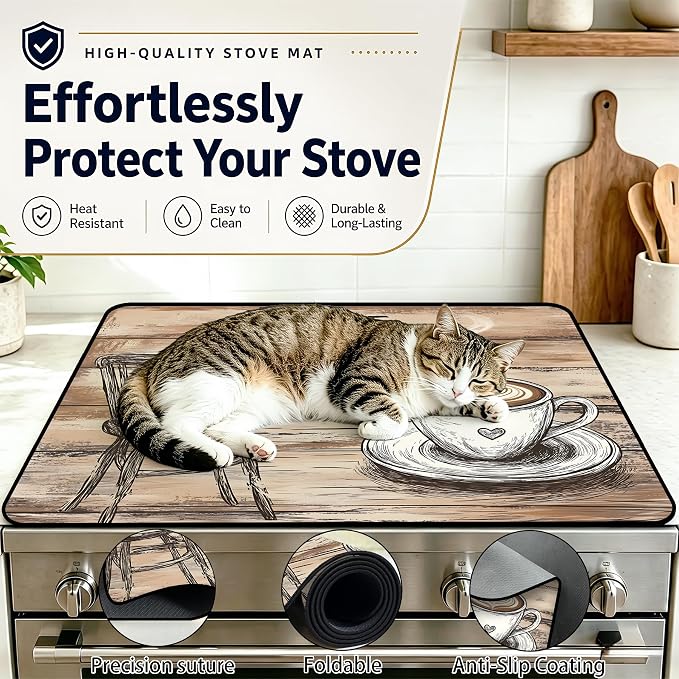 Multi-Design Stove Top Cover for Glass/Electric Stoves, 3-in-1 Counter - Image 5