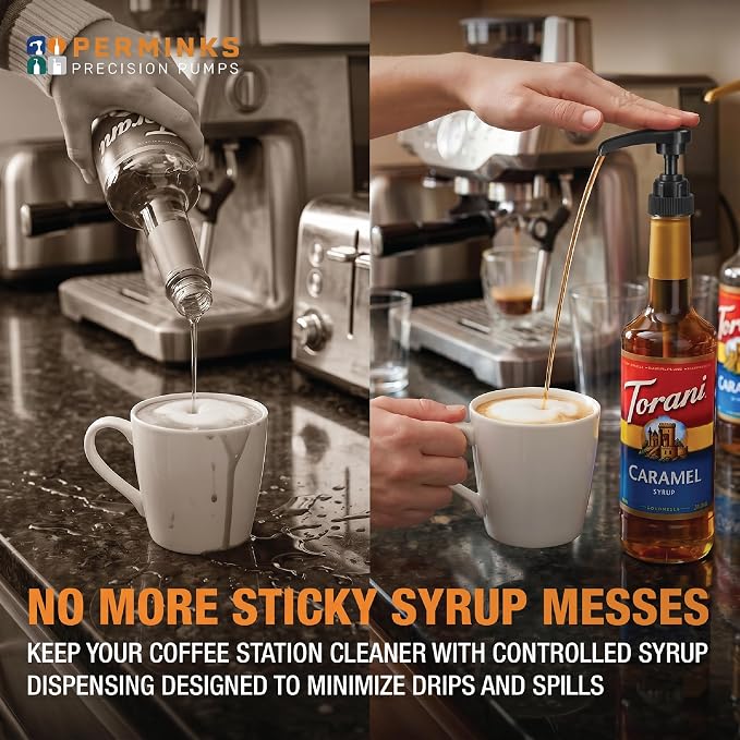 Syrup Pumps Compatible with Torani and Davinci Bottles - Image 3