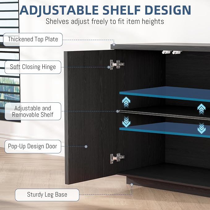 Dystler Sideboard Buffet Cabinet - Image 4