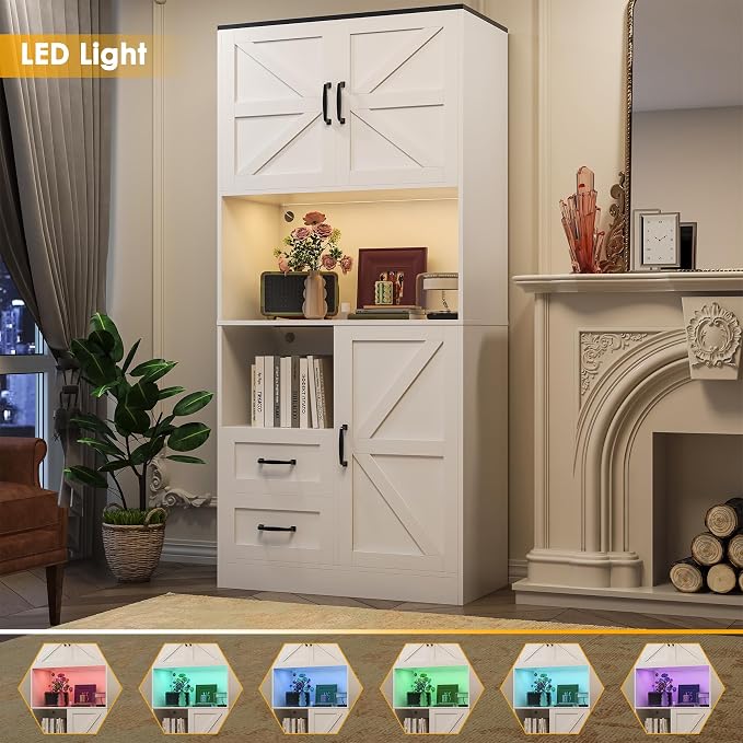 Kitchen Pantry Storage Cabinet - Image 4