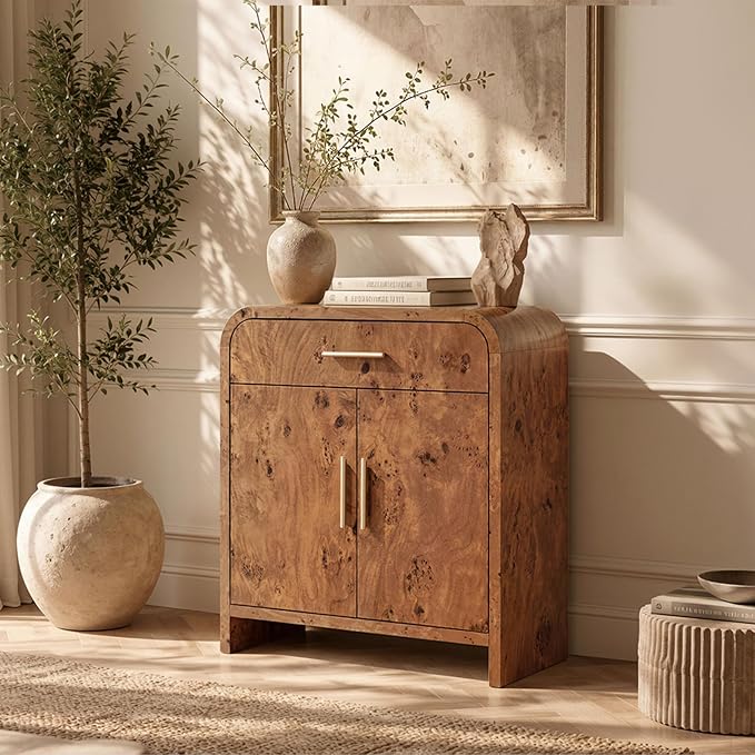 Curved Buffet Storage Cabinet by TheBeautyofRusticRefined