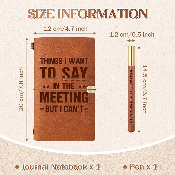 Funny Office Gifts for Boss Coworkers Staff Employees Men Woman, Leather Work - Image 5