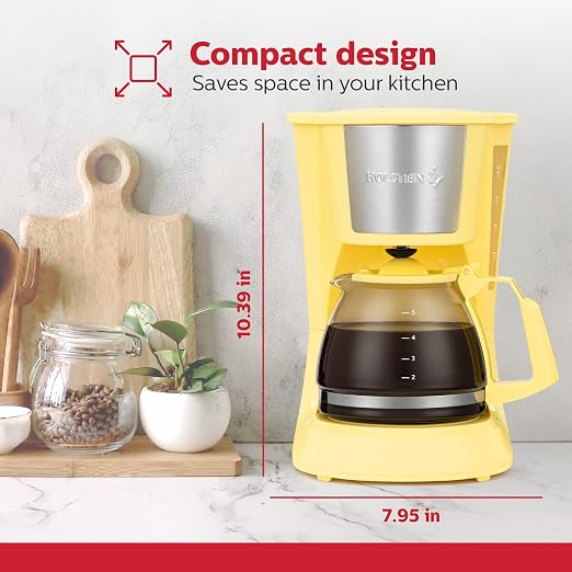 Holstein Housewares 5 Cup Drip Coffee Maker – Compact and User-Friendly - Image 6