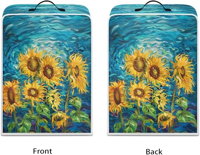 Sunflower Painting Coffee Maker Cover Dust Covers - Image 2