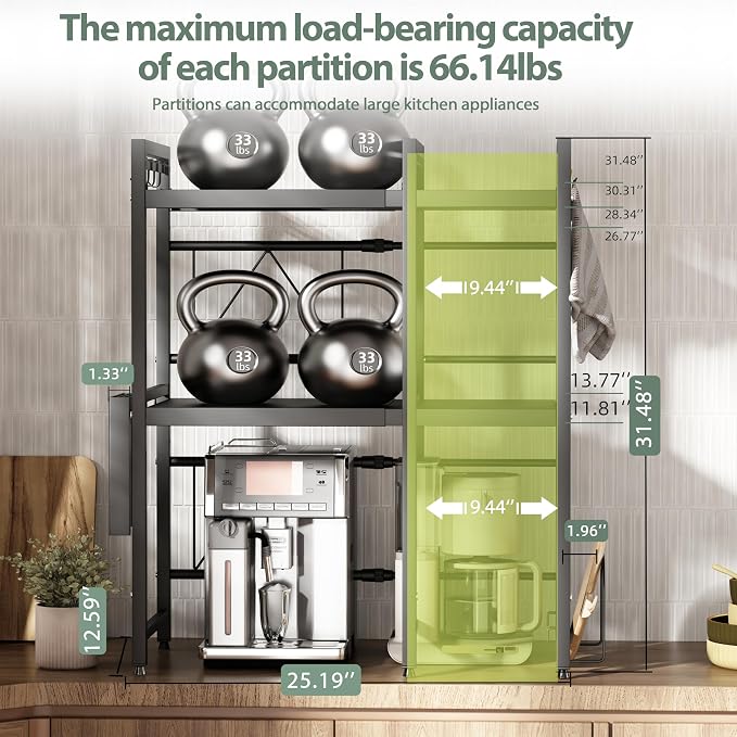 NETEL Expandable Microwave Stand - Image 7