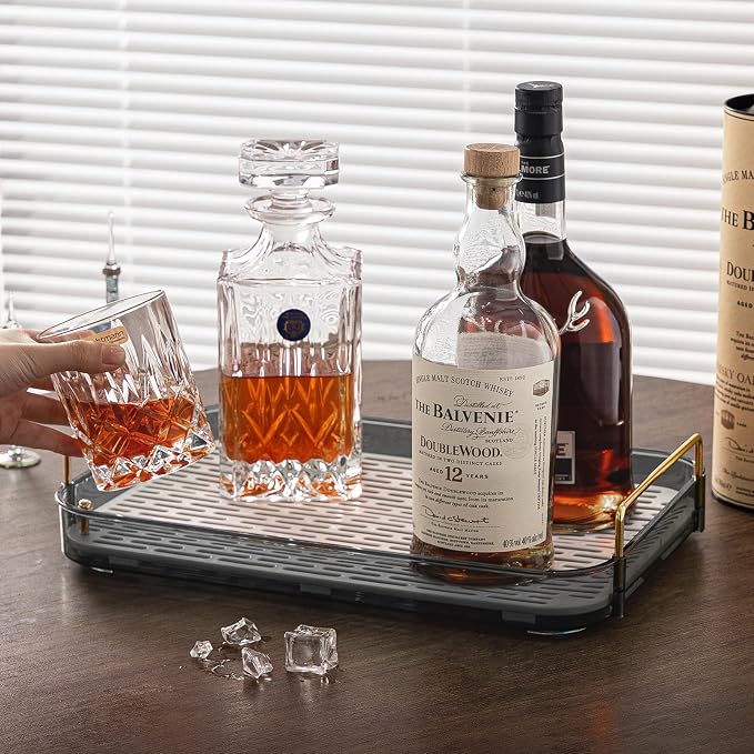 Seoneiro Whiskey Tray, Glass Cup Rack, Mug Holder, Coffee Cup Organizer - Image 5