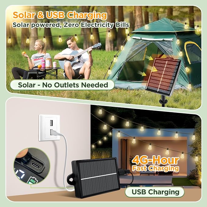 Solar String Lights Outdoor Waterproof Lights - Image 2