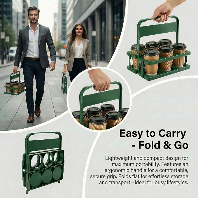 6 Cup Drink Carrier for Delivery - Image 3