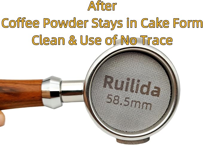 Espresso Puck Screen 58.5mm, Reusable 1.7mm Thickness 150μm 316 Stainless Steel - Image 4