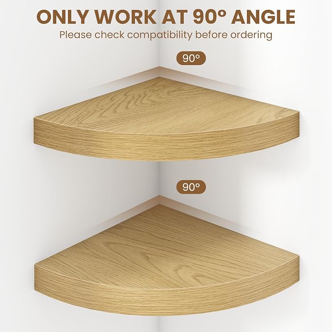 Fun Memories Floating Corner Shelves Set of 2 - Image 5