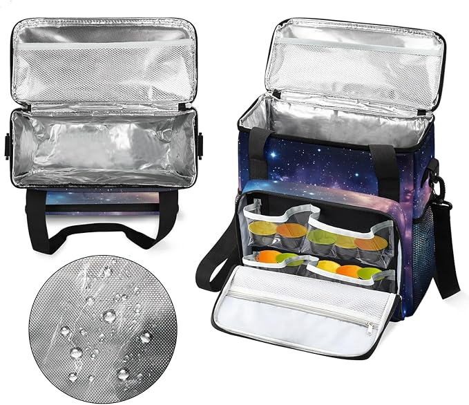 Galaxy Coffee Maker Carring Bag, Large Insulated Storage Organizer Case Tote - Image 3
