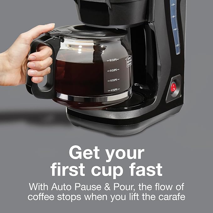 Proctor Silex FrontFill Drip Coffee Maker, 12 Cup Glass Carafe - Image 5