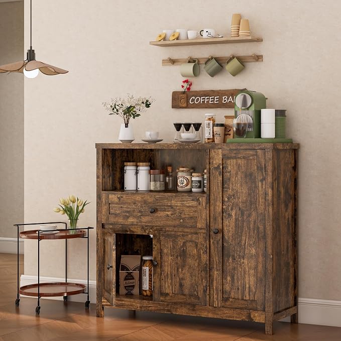 Viaozutis Coffee Bar Cabinet - Image 4