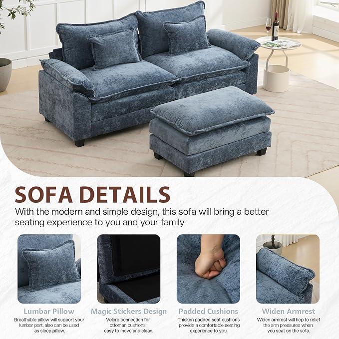 Modular Sectional Sofa, Cloud Couch - Image 5