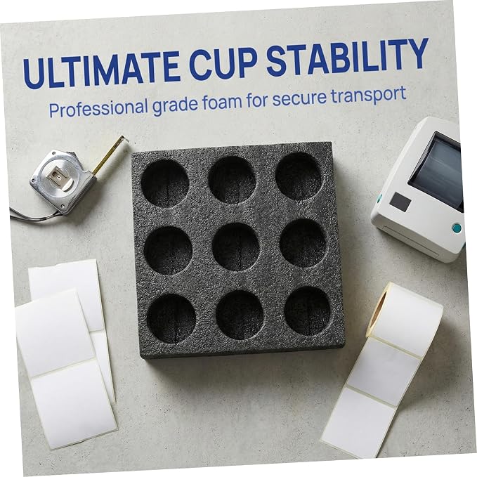 Multi-Hole Drink Holder Cup Carrier Tray - Image 8