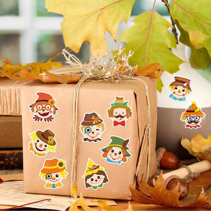 Haooryx Fall Scarecrow Sticker Rolls - Image 7