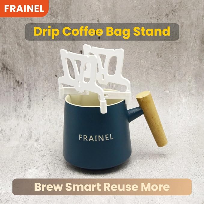 Foldable Drip Coffee Bag Stand – Portable Hanging Ear Filter Holder Bracket - Image 2
