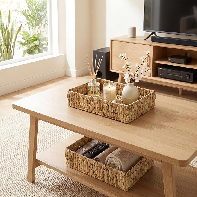 StorageWorks Large Water Hyacinth Tray - Image 7