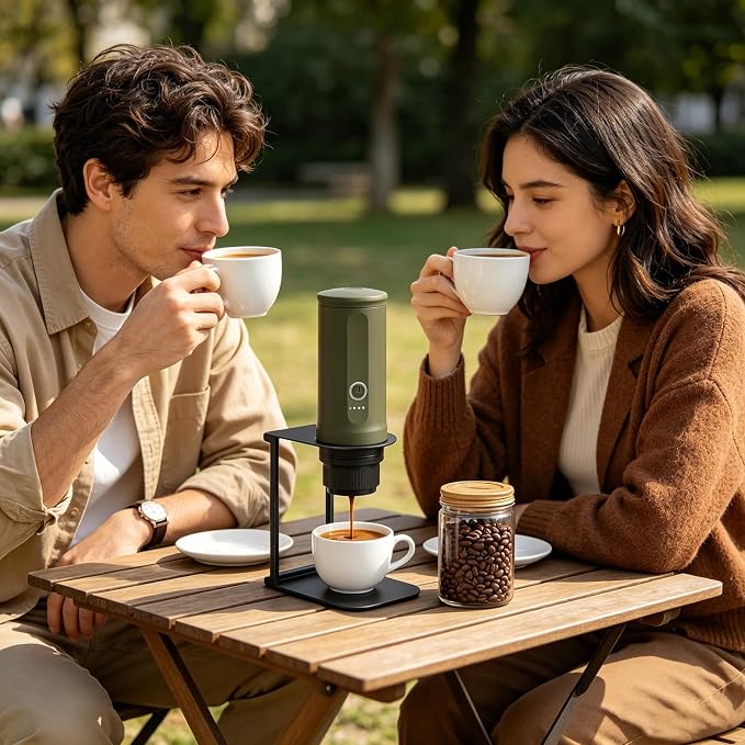 Portable Stand Compatible with Outin Nano, Premium Aluminum Alloy Coffee Maker - Image 2