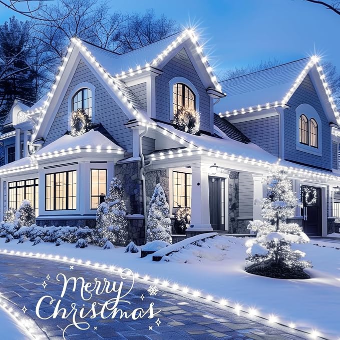 100 Feet C9 Christmas String Lights, Waterproof Commercia Led Outdoor Christmas - Image 5