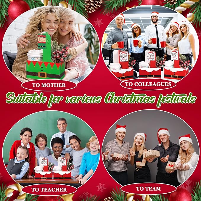24 Sets Christmas Drink Carrier - Image 6