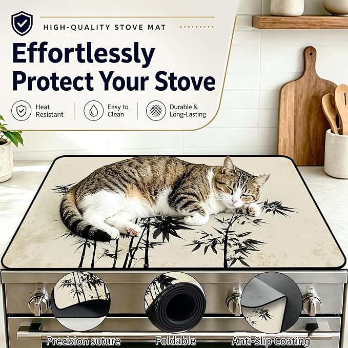 Multi-Design Stove Top Cover for Glass/Electric Stoves, 3-in-1 Counter - Image 5