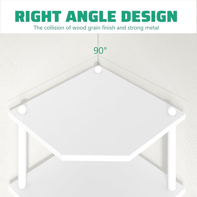 Corner Shelf Stand for Desk - Image 3