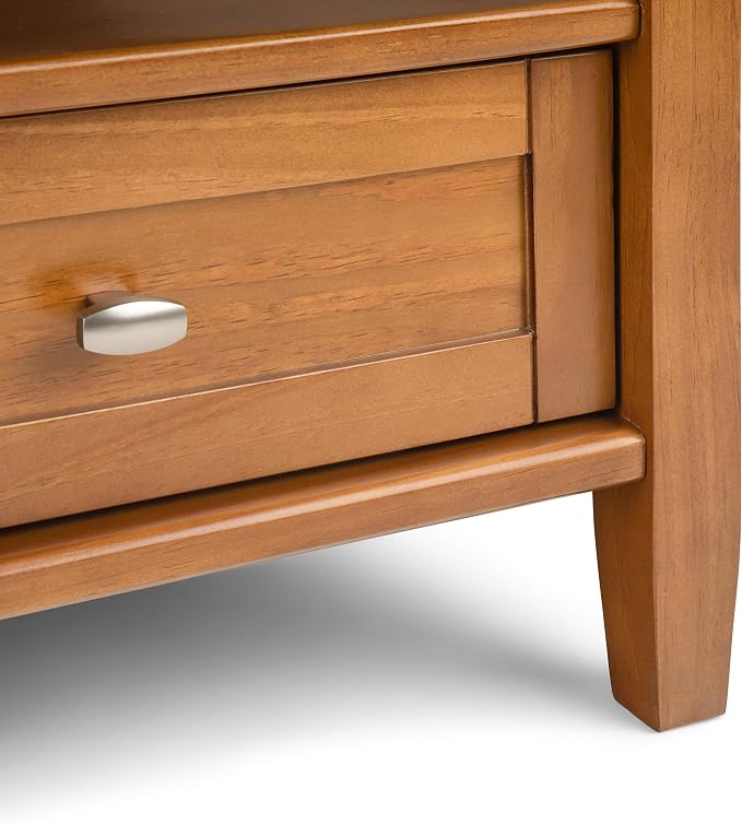 SIMPLIHOME Warm Shaker Square Coffee Table - Image 6