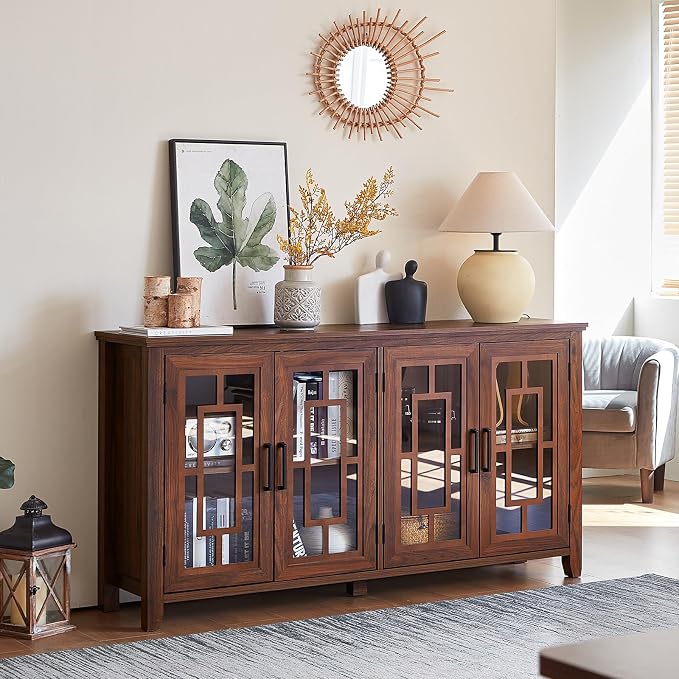 Joaxswe Large Sideboard Buffet Cabinet - Image 5