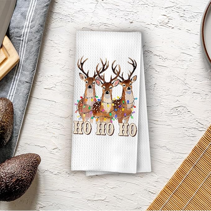 Christmas Reindeer Kitchen Towels - Image 4