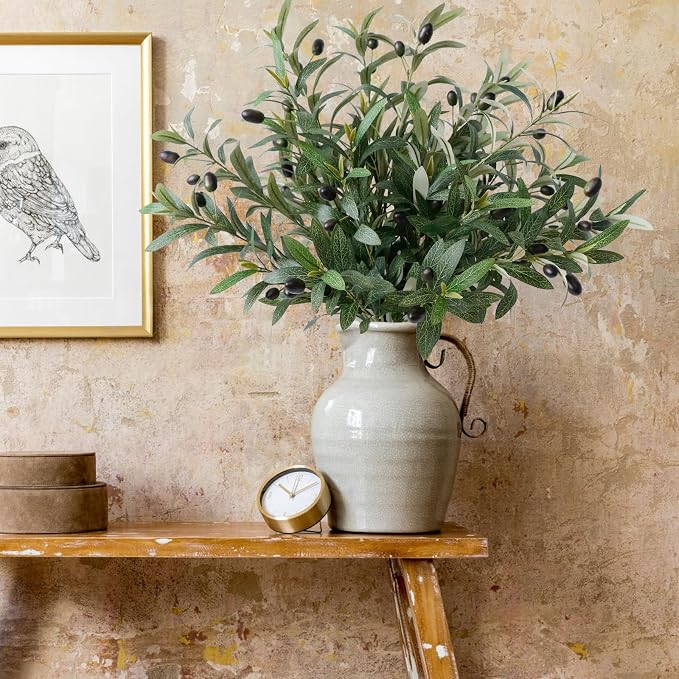 Leftover 3PCS 23.6Inch Faux Olive Branches - Image 8