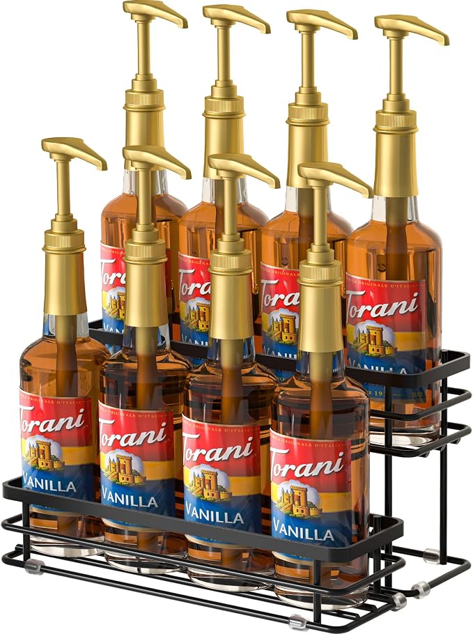 Coffee Syrup Rack Organizer, Syrup Bottle Holder Stand - Image 9
