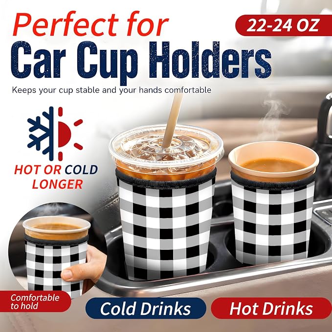 Reusable Neoprene Coffee Sleeve - Image 3