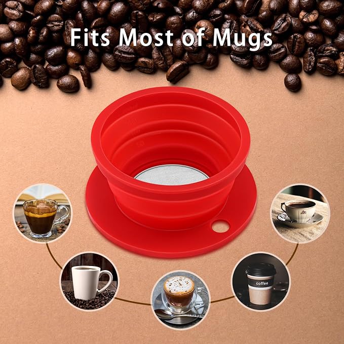 Paperless Collapsible Pour over Coffee Filter - Image 8