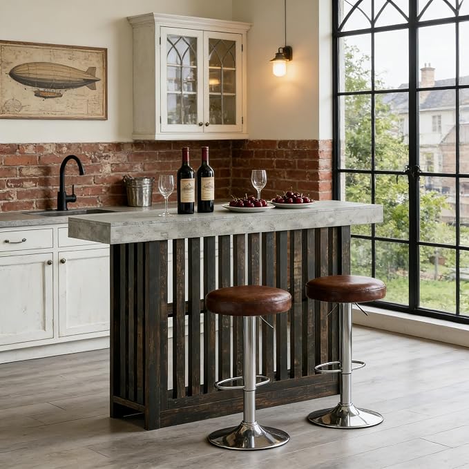 GarveeHome 63" Long Bar Table - Image 7